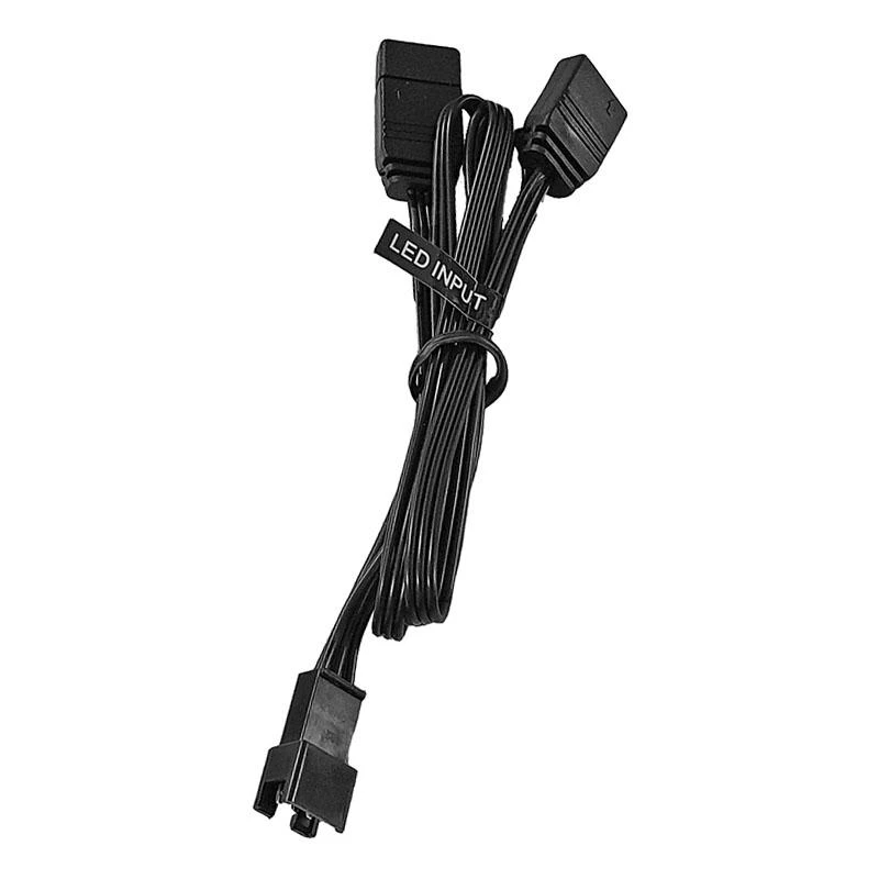 PHANTEKS 3 kontaktų RGB LED adapterio kabelis pagrindinėms plokštėms su A-RGB jungtimi