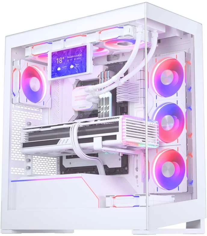 PHANTEKS 5,5″ Hi-Res Ekranas for Cases – baltos splvos