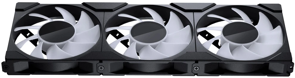 PHANTEKS "6-pack", 3-pack M25 Gen2 D-RGB Standard Fans + 3-pack M25 Gen2 D-RGB Reverse Blade Fans, 120mm - juodas