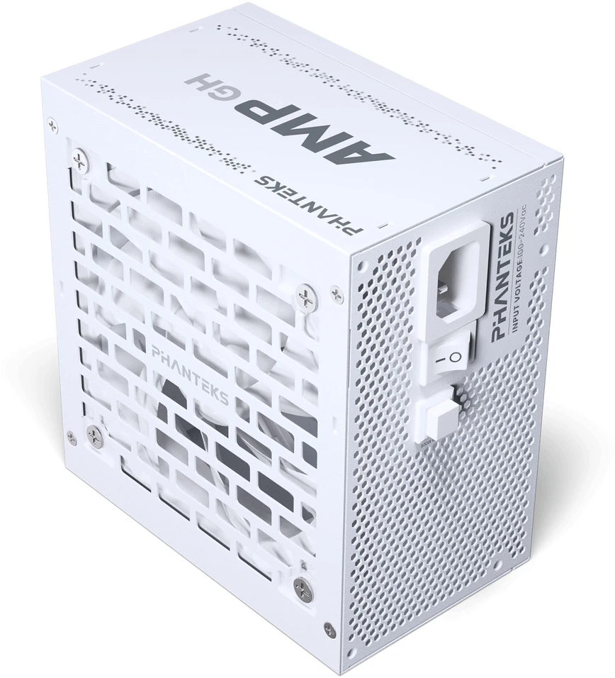 PHANTEKS AMP GH 1200W 80 PLUS Platinum PSU, PCIe 5.1, ATX 3.1 – 1.200 Watt, baltos spalvos