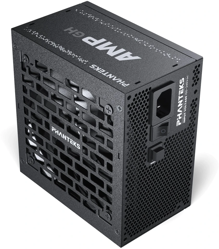 PHANTEKS AMP GH 1200W 80 PLUS Platinum PSU, PCIe 5.1, ATX 3.1 – 1.200 Watt, juodos spalvos