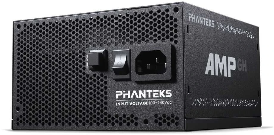 PHANTEKS AMP GH 1200W 80 PLUS Platinum PSU, PCIe 5.1, ATX 3.1 – 1.200 Watt, juodos spalvos
