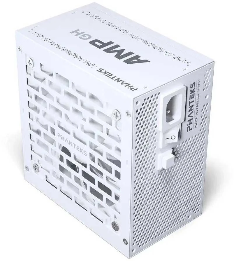 PHANTEKS AMP GH 1200W 80 PLUS Platinum PSU, PCIe 5.1, ATX 3.1 – 1.200 Watt, baltos spalvos