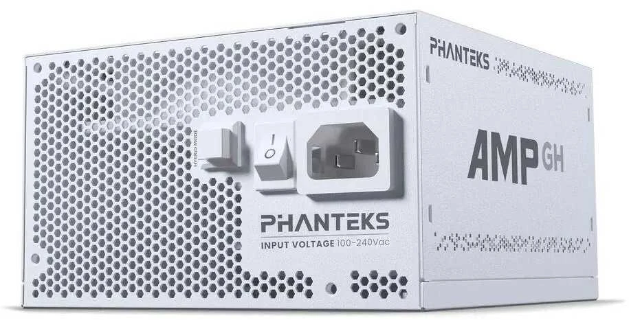 PHANTEKS AMP GH 1200W 80 PLUS Platinum PSU, PCIe 5.1, ATX 3.1 – 1.200 Watt, baltos spalvos