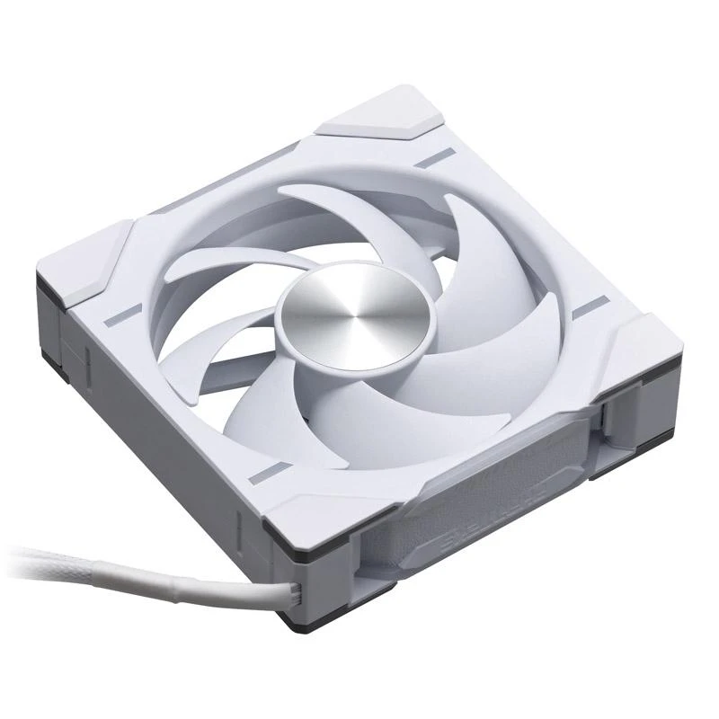 PHANTEKS D30 PWM Regular Airflow D-RGB fan – 120mm, baltos spalvos