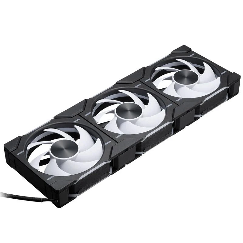PHANTEKS D30 PWM reguliarus oro srautas D-RGB, 3 pak. - 120 mm, juoda