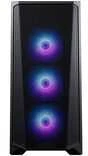 Phanteks Eclipse G370A kompiuterio korpusas, Mid Tower, SSI-EEB, RGB, Tempered Glass – including 3x 120mm Fans, juodos spalvos