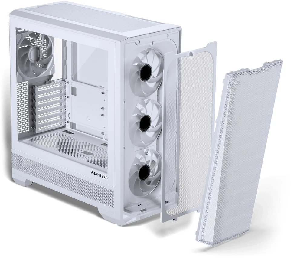 Phanteks Eclipse G400A PC Case + Glacier M25 Gen2 AiO Vanduo Cooling - Baltas