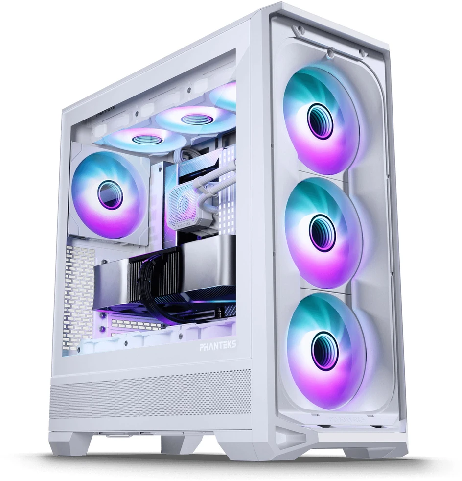 Phanteks Eclipse G400A PC Case + Glacier M25 Gen2 AiO Vanduo Cooling - Baltas