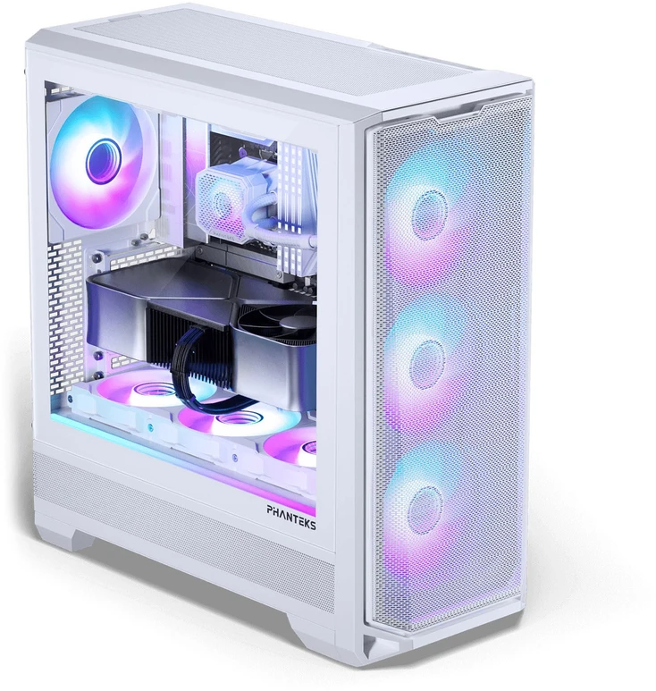 Phanteks Eclipse G400A PC Case + Glacier M25 Gen2 AiO Vanduo Cooling - Baltas