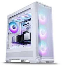 PHANTEKS Eclipse G400A PC-Gehäuse + Glacier M25 Gen2 AiO-Wasserkühlung - baltas