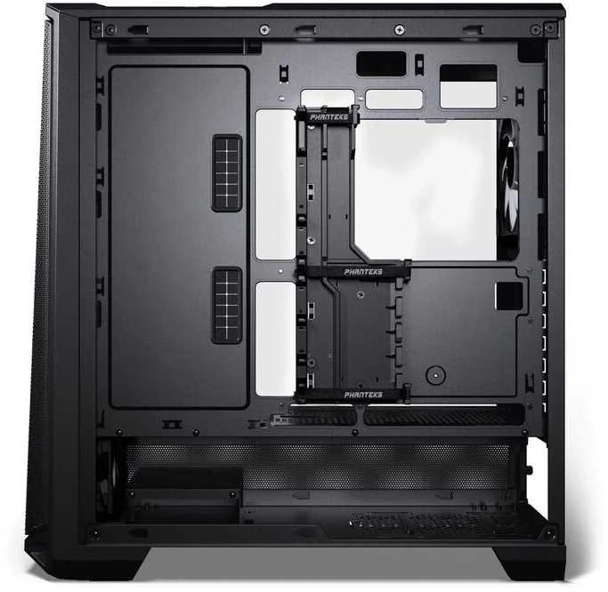 PHANTEKS Eclipse G400A PC-kompiuterio korpusas, Midi-Tower, E-ATX, Tempered Glass, D-RGB – juodos spalvos