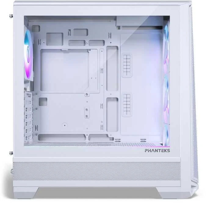 PHANTEKS Eclipse G400A PC-kompiuterio korpusas, Midi-Tower, E-ATX, Tempered Glass, D-RGB – baltos spalvos