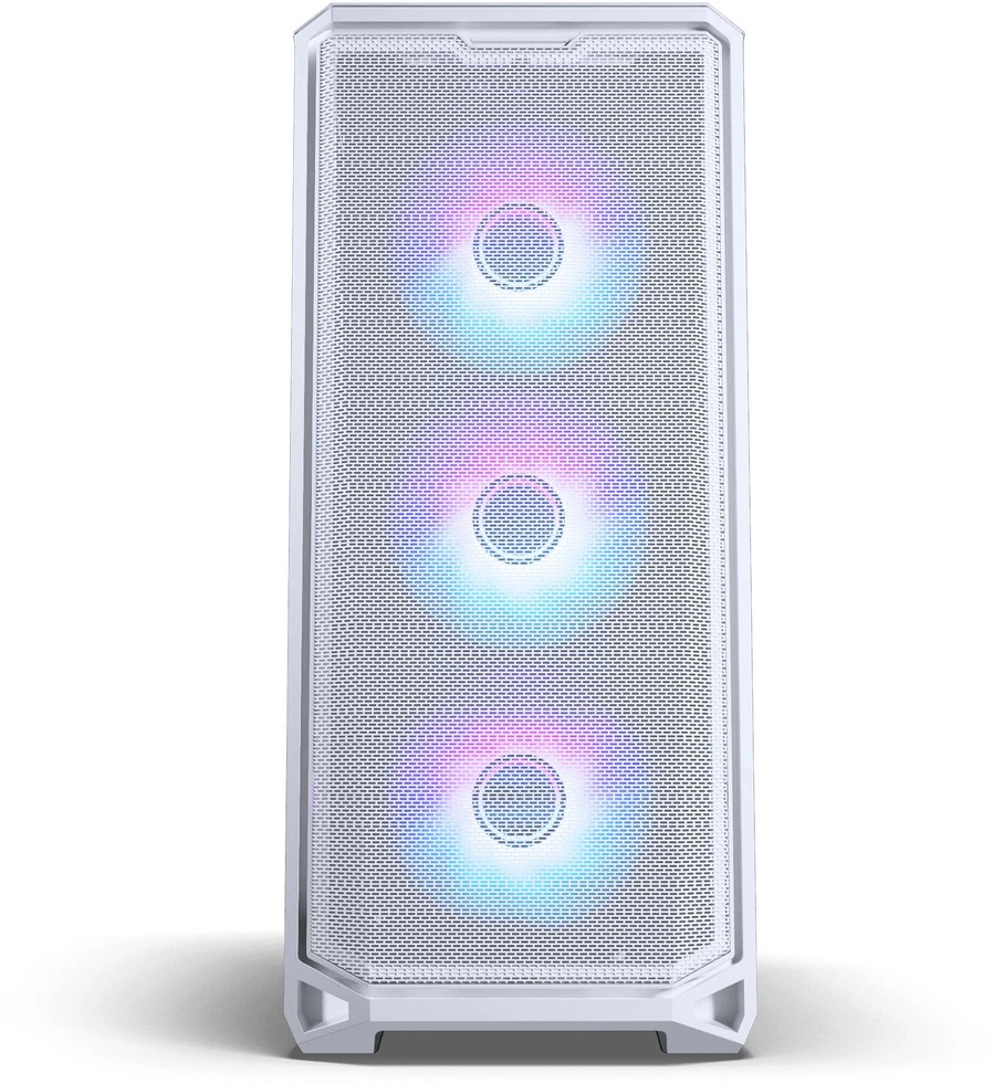 PHANTEKS Eclipse G400A PC kompiuterio korpusas, Midi-Tower, E-ATX, grūdintas stiklas, D-RGB – baltos spalvos