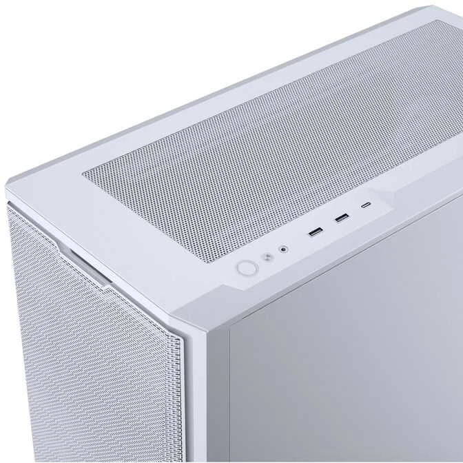 PHANTEKS Eclipse G400A PC-kompiuterio korpusas, Midi-Tower, E-ATX, Tempered Glass, D-RGB – baltos spalvos