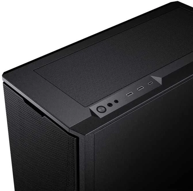 PHANTEKS Eclipse G400A PC-kompiuterio korpusas, Midi-Tower, E-ATX, Tempered Glass, D-RGB – juodos spalvos