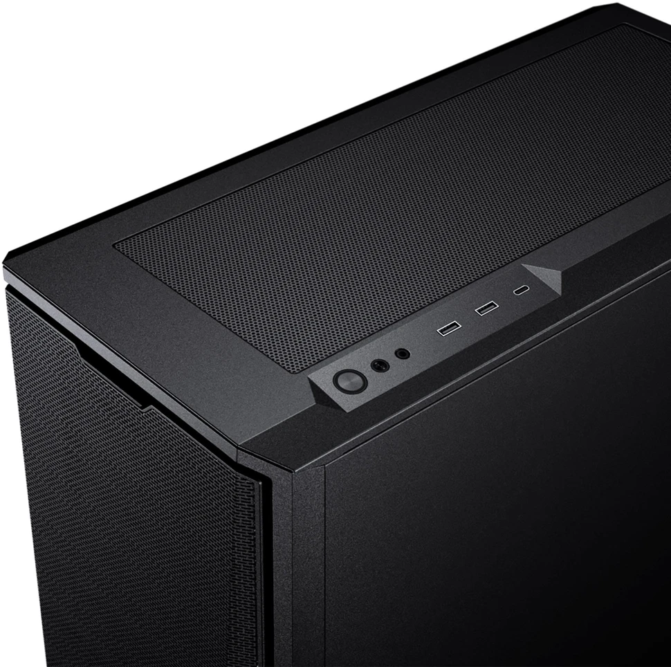PHANTEKS Eclipse G400A PC-kompiuterio korpusas, Midi-Tower, E-ATX, Tempered Glass, D-RGB – juodos spalvos