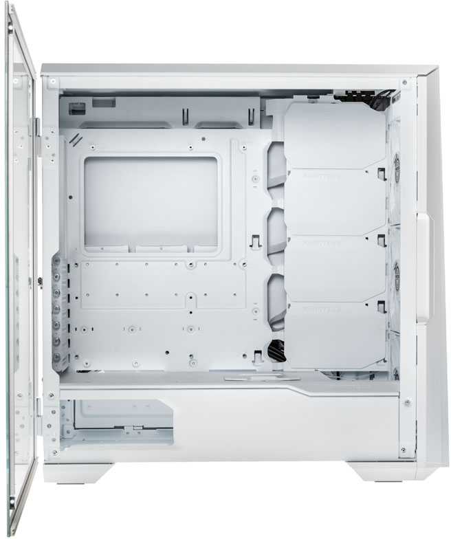 PHANTEKS Eclipse G500A D-RGB Mid-Tower tipo kompiuterio korpusas, grūdintas stiklas – baltos spalvos
