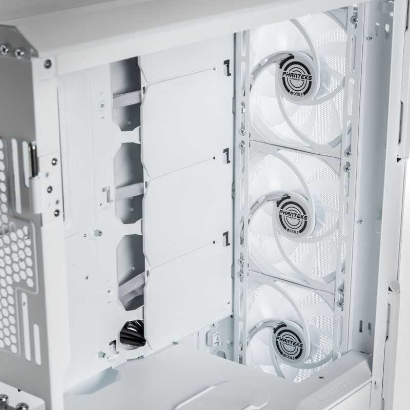 PHANTEKS Eclipse G500A D-RGB Mid-Tower tipo kompiuterio korpusas, grūdintas stiklas – baltos spalvos