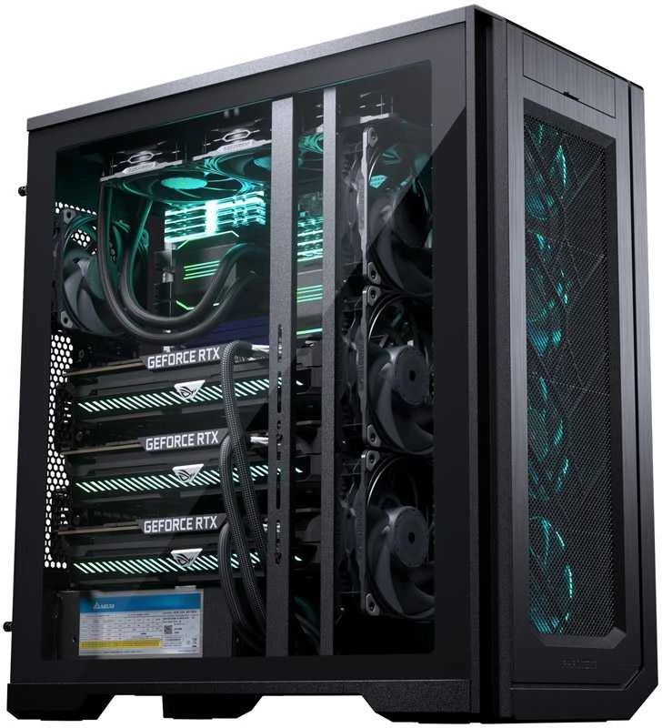 PHANTEKS Enthoo Pro 2 Server XL-EEB grūdintas stiklas