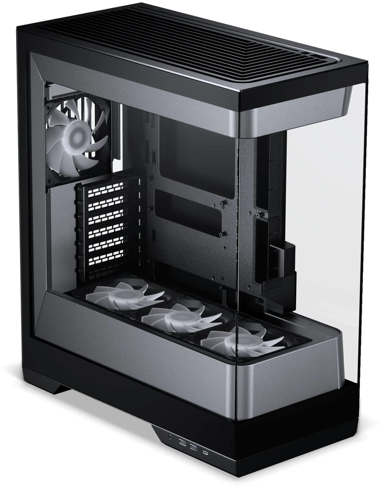 Phanteks Evolv S2 kompiuterio korpusas, Midi Tower, E-ATX, RGB, Tempered Glass – juodos spalvos