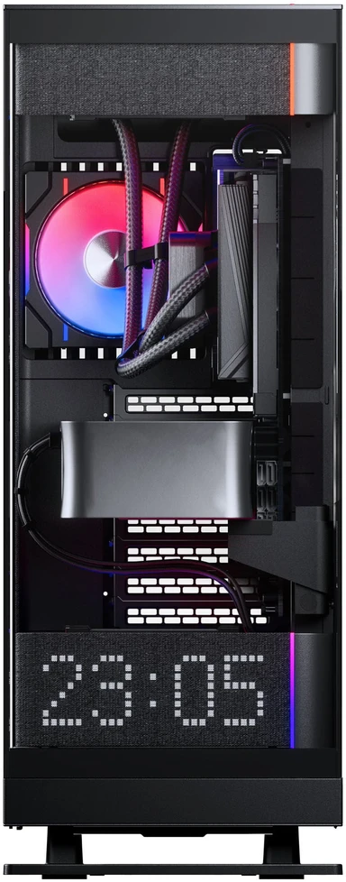 „Phanteks Evolv X2 Matrix“ kompiuterio korpusas, vidutinio bokšto tipo, E-ATX, grūdintas stiklas, „Matrix LED“ – Juodas