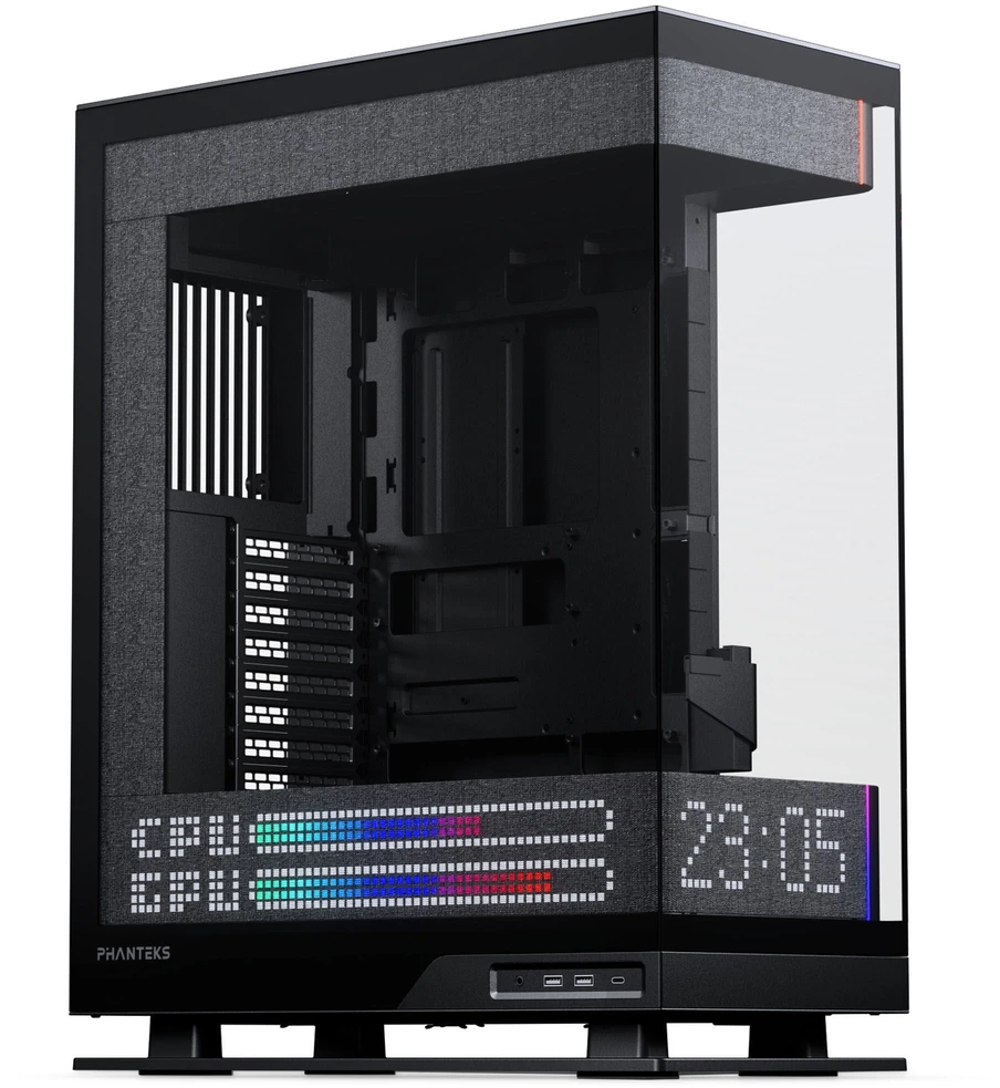 Phanteks Evolv X2 Matrix Case Bundle, Midi Tower, E-ATX, Tempered Glass + Nxlinq V2 HUB - juodas