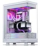 „Phanteks Evolv X2 Matrix“ kompiuterio korpusas, vidutinio bokšto tipo, E-ATX, grūdintas stiklas, „Matrix LED“ – Baltas