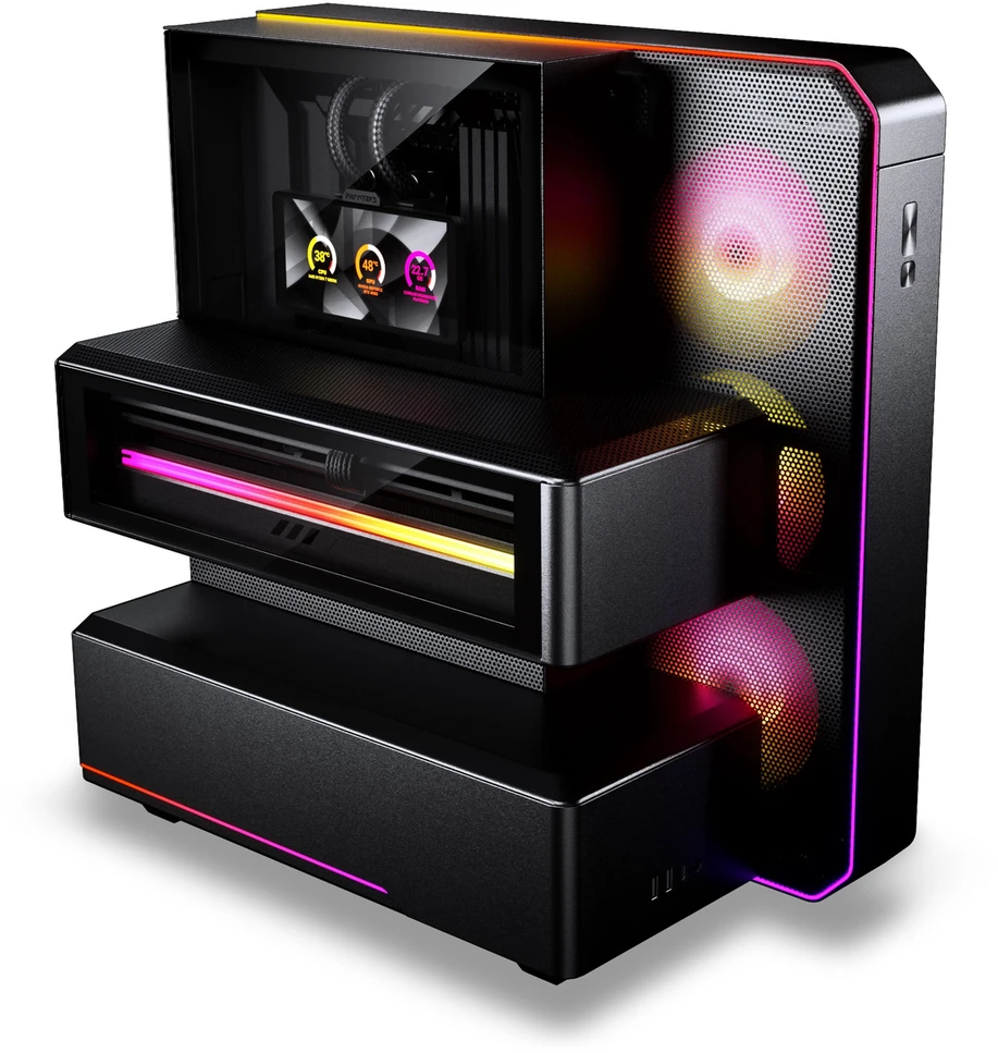 PHANTEKS EX5 MAX su AiO S25 360 ARGB - juoda
