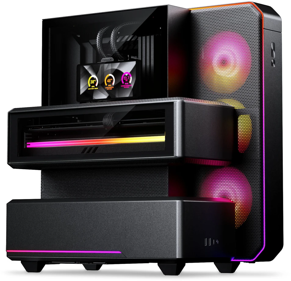 PHANTEKS EX5 MAX su AiO S25 360 ARGB - juoda