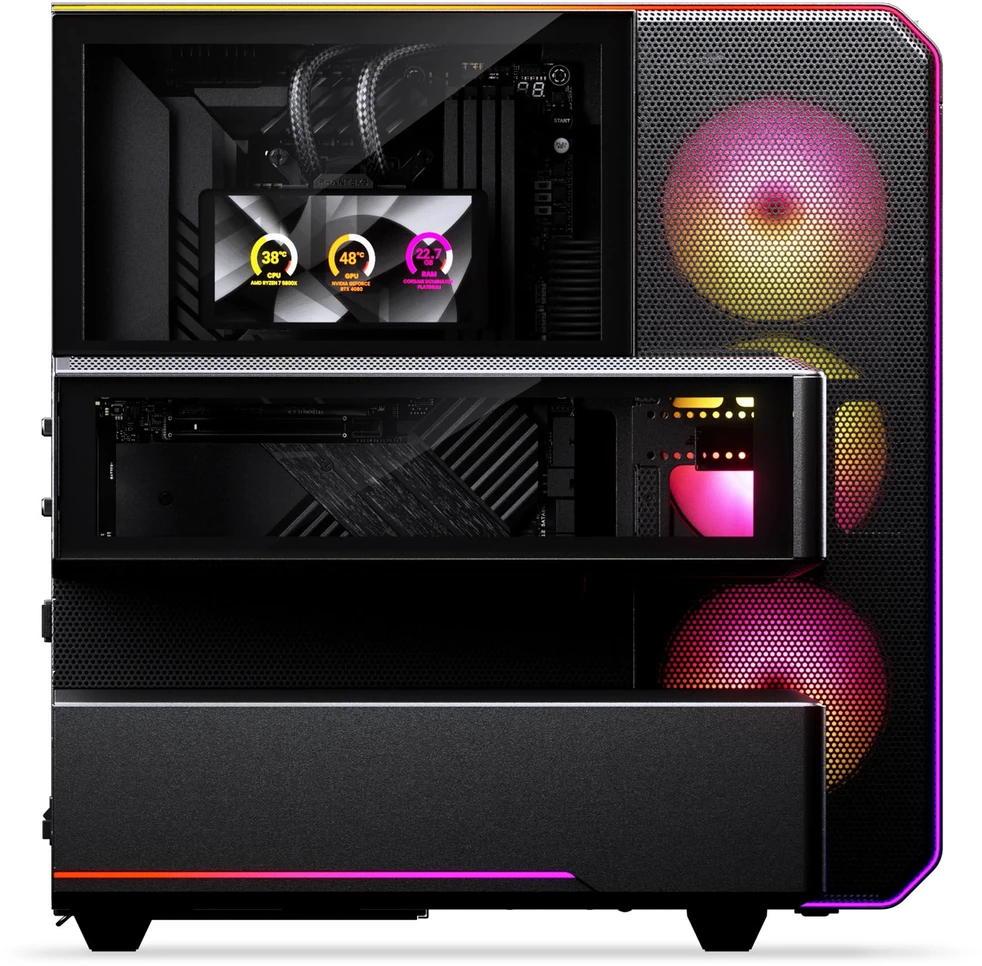 PHANTEKS EX5 MAX su AiO S25 360 ARGB - juoda