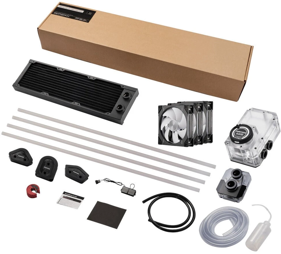 PHANTEKS Glacier EZ-Fit 360 D30-KIT, Vanduo Cooling Kit – Juodas