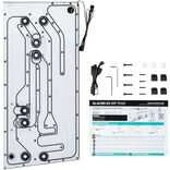 Phanteks Glacier EZ-Fit DIS-NV5 Distro Plate, integrated EZ-Fittings – juodas
