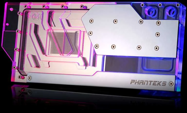Phanteks PHANTEKS Glacier G40 RTX 4090 Waterblock su galine plokšte Gigabyte, D-RGB - chromas