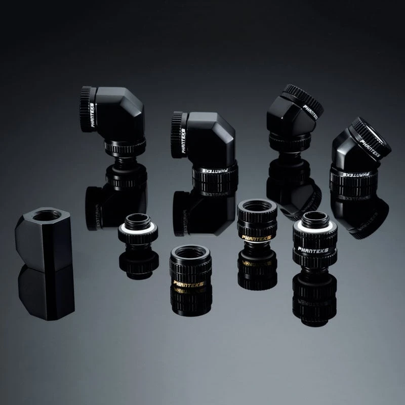 PHANTEKS Glacier M-F rotacinis antgalis G1/4 – juodos spalvos