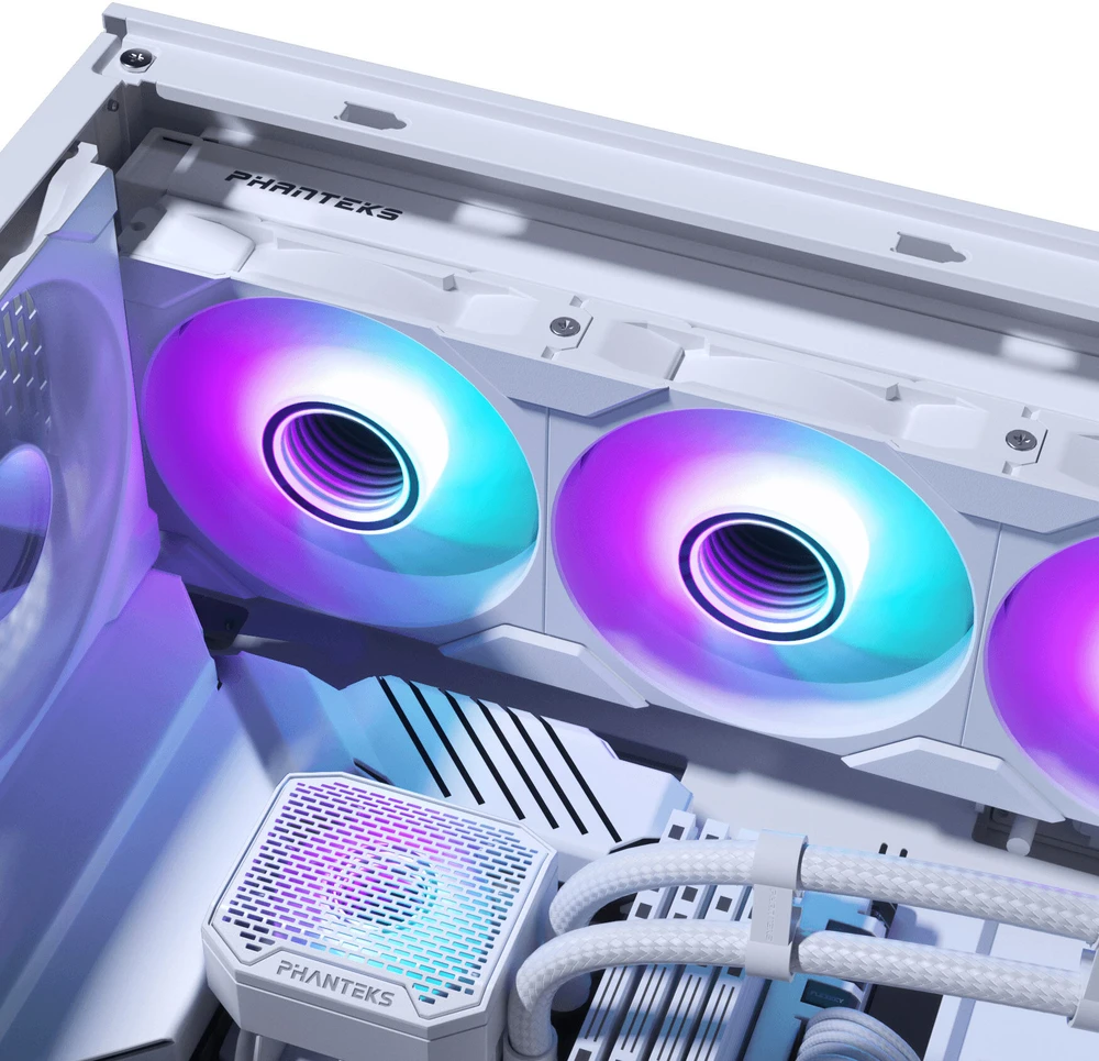 PHANTEKS Glacier One 360M25 Gen2 DRGB universalus skysčio aušintuvas – 360 mm, baltos spalvos
