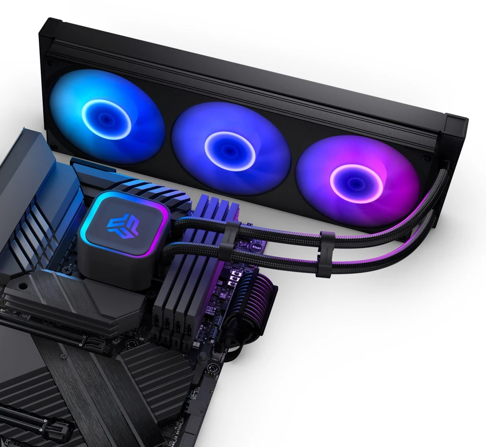 PHANTEKS Glacier One 360S25 SE DRGB AIO Liquid CPU Cooler, Juodas