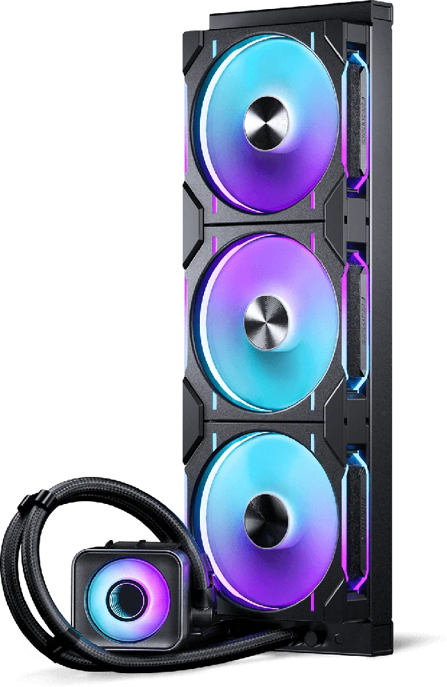 PHANTEKS Glacier One 420D30 X2 DRGB AiO Vanduo aušinimas – 420 mm, Juodas
