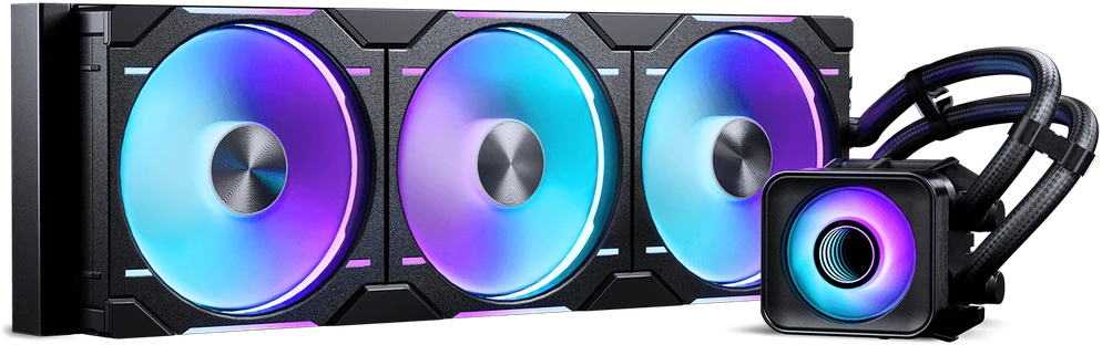 PHANTEKS Glacier One 420D30 X2 DRGB AiO Vanduo aušinimas – 420 mm, Juodas