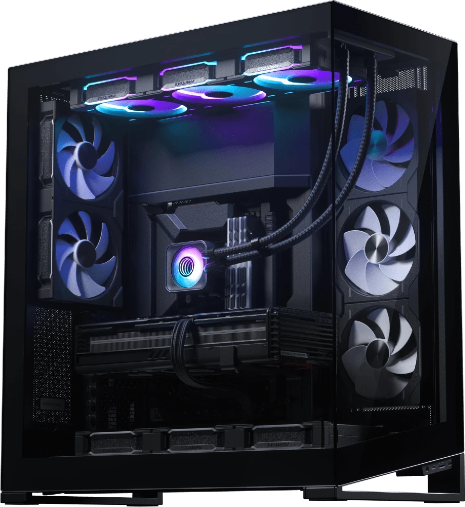 PHANTEKS Glacier One 420D30 X2 DRGB AiO Vanduo aušinimas – 420 mm, Juodas