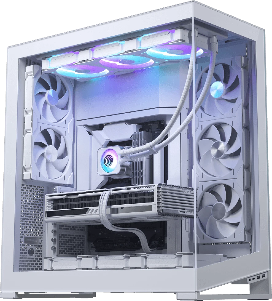 PHANTEKS Glacier One 420D30 X2 DRGB AiO Vanduo Cooling – 420 mm, baltas