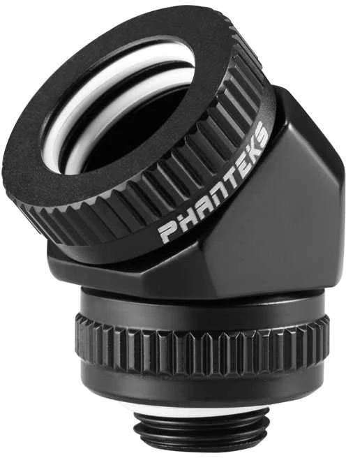 Phanteks Glacier 16mm kampinis adapteris 45 laipsnių juodas