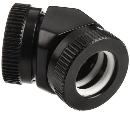 PHANTEKS Hard-Tube Adapteris 2x 12mm 45 degrees – juodas