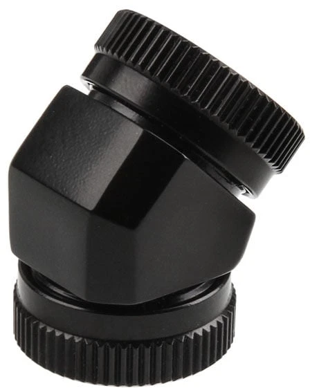 PHANTEKS Hard-Tube Adapteris 2x 12mm 45 degrees – juodas