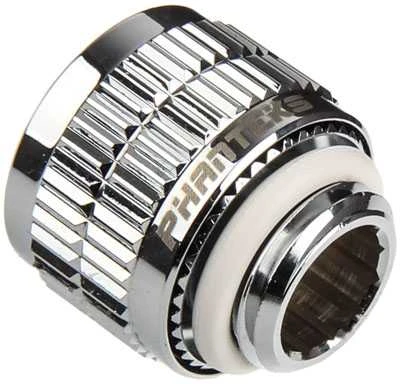 PHANTEKS minkšto vamzdelio jungtis 13/10 mm G1/4" chromuota