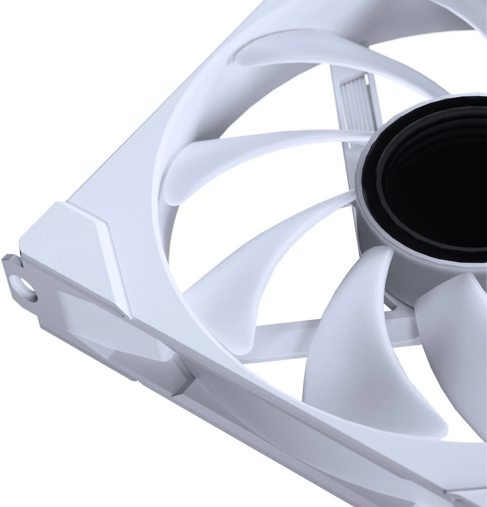 PHANTEKS M25 Gen2 PWM D-RGB korpuso ventiliatorius – 140mm, baltos spalvos