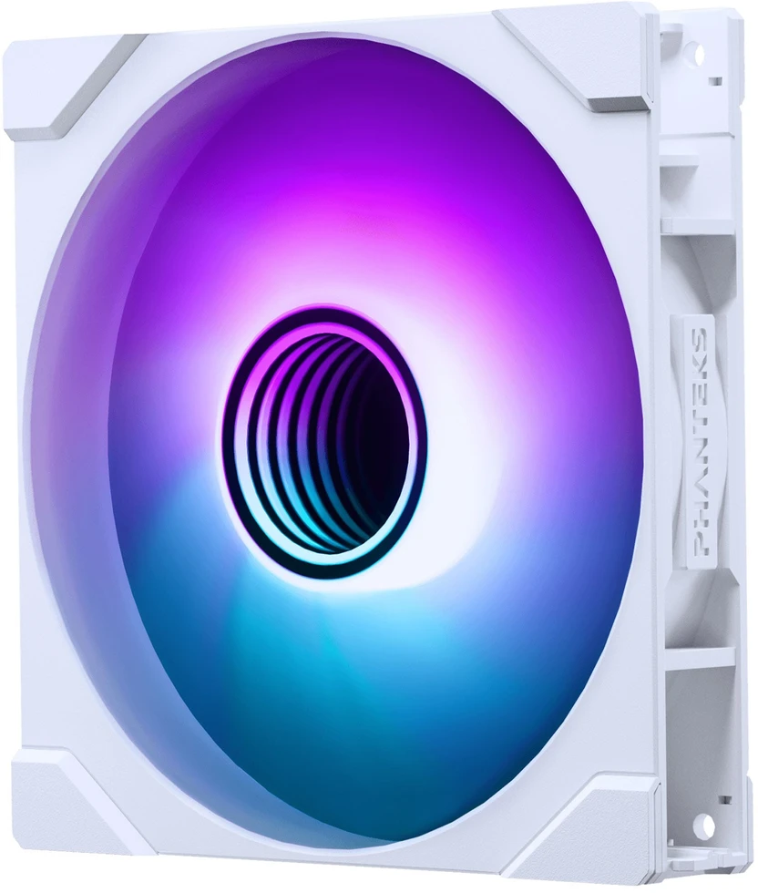 PHANTEKS M25 Gen2 PWM D-RGB korpuso ventiliatorius – 140mm, baltos spalvos