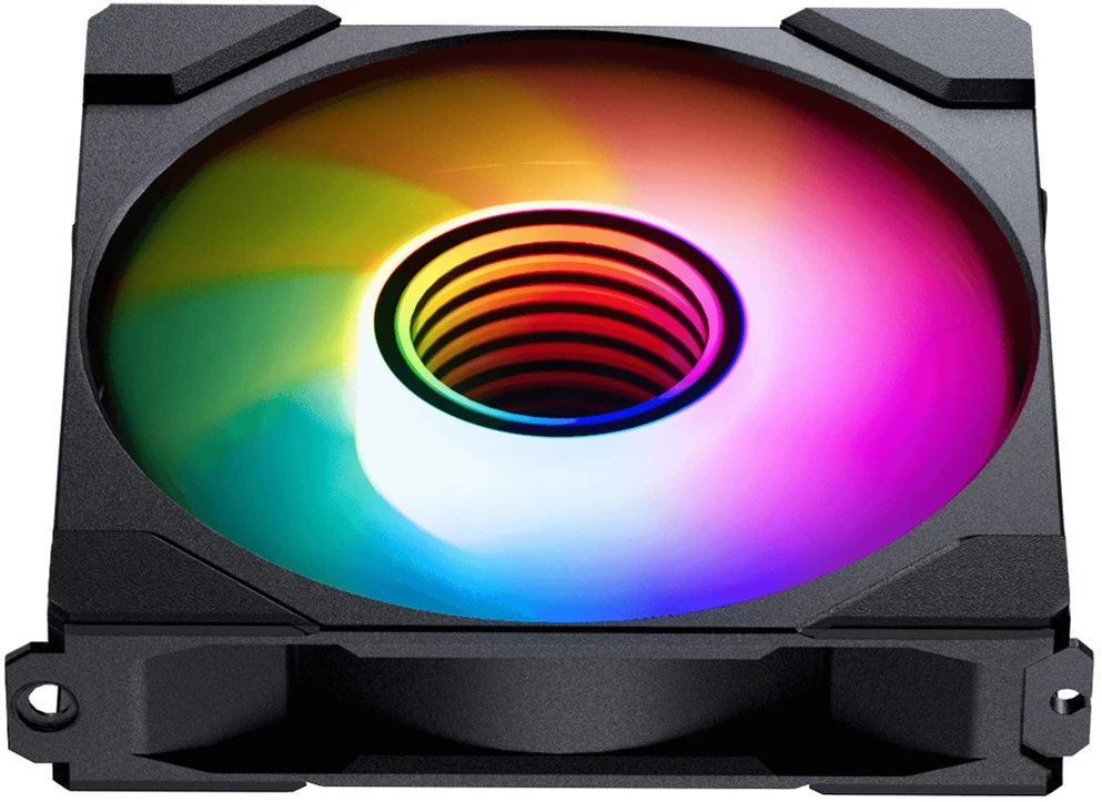 PHANTEKS M25 Gen2 PWM D-RGB korpuso ventiliatorius, 3er-Pack – Reverse Blade, 120mm, juodos spalvos