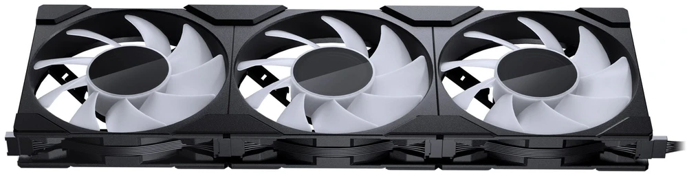 PHANTEKS M25 Gen2 PWM D-RGB korpuso ventiliatorius, 3er-Pack – 120mm, juodos spalvos