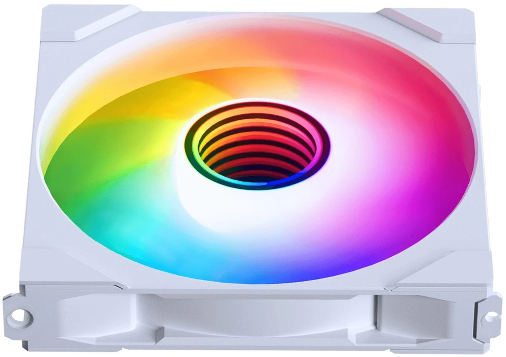 PHANTEKS M25 Gen2 PWM D-RGB korpuso ventiliatorius – Reverse Blade, 140mm, baltos spalvos